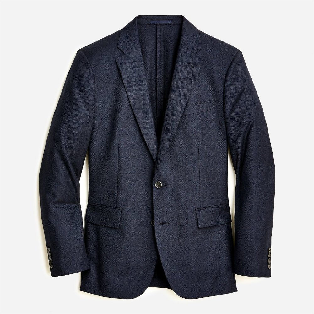 NWT Ludlow Slim Fit Suit Jacket in English Cotton-Wool Blend 38R